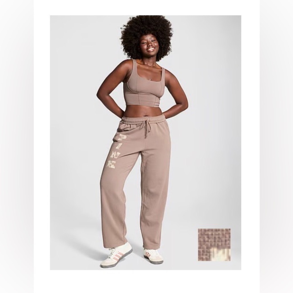PINK Victoria's Secret Women's Beige Joggers
